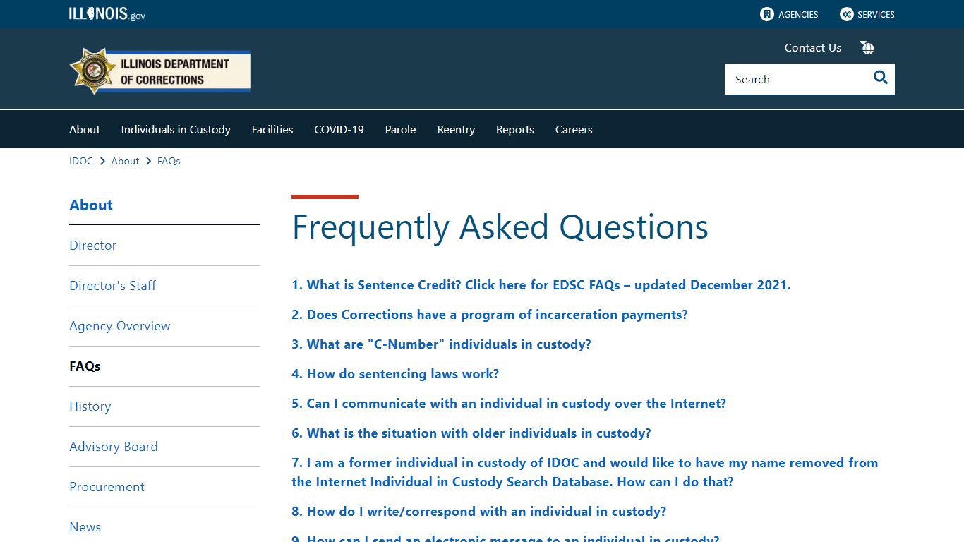 FAQs - Illinois